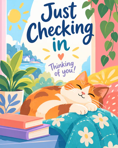 Checking in ecard