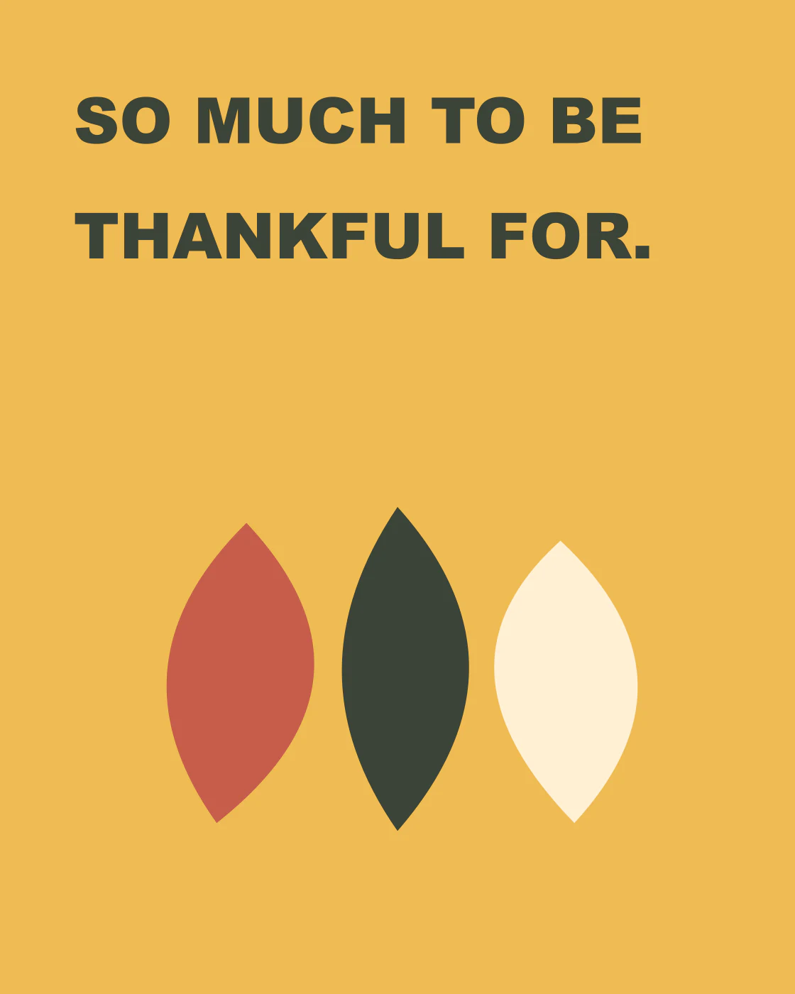 SO MUCH TO BE THANKFUL FOR.