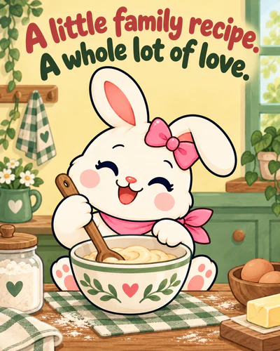 A little family recipe. A whole lot of love.