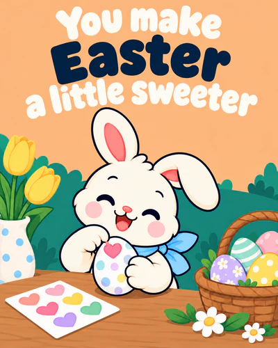 You make Easter a little sweeter