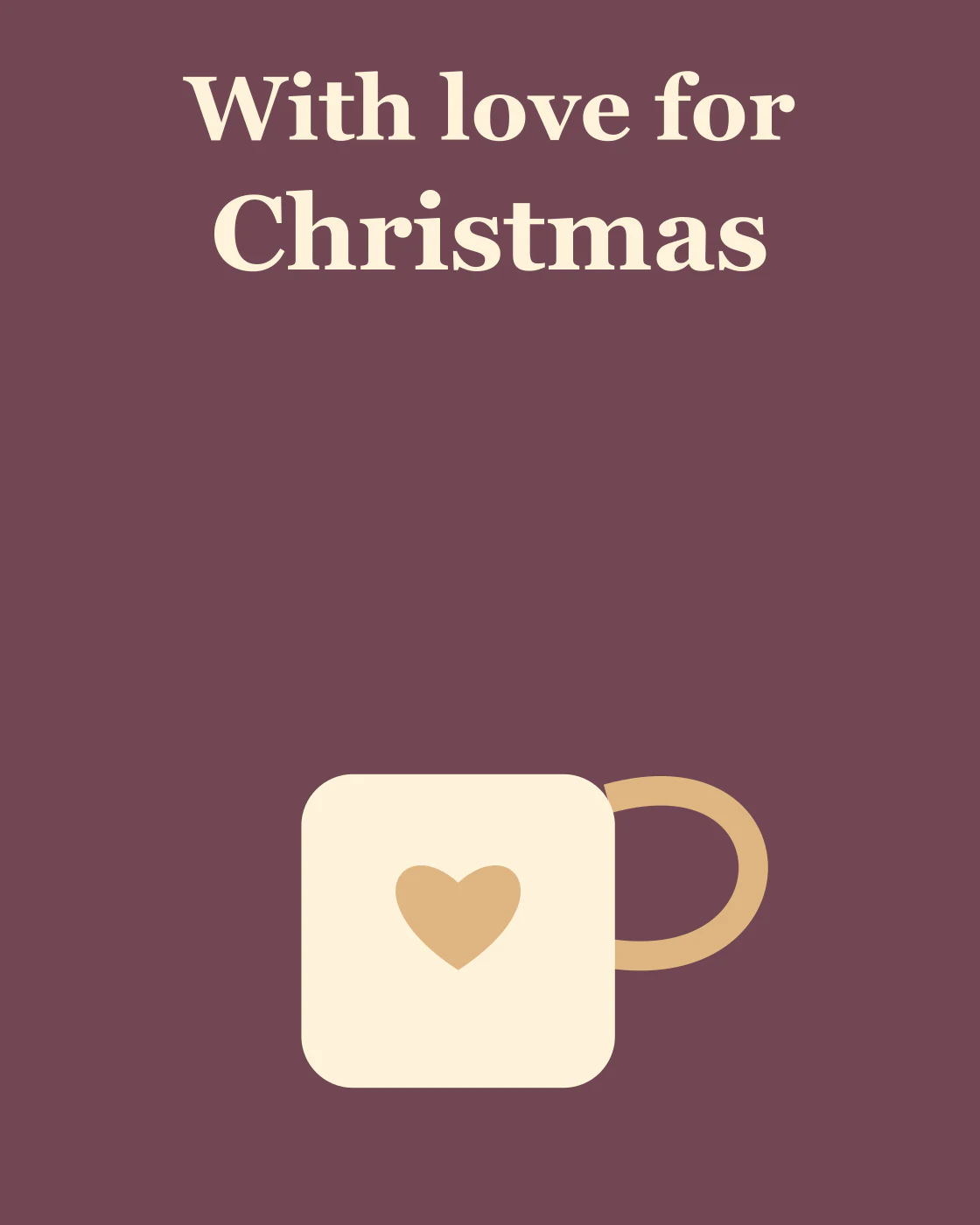 With love for Christmas