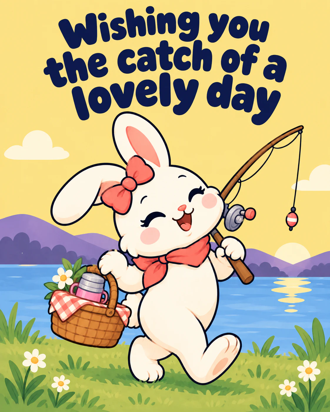 Wishing you the catch of a lovely day