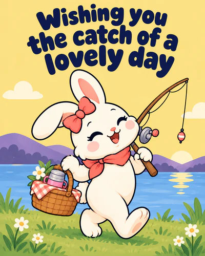 Wishing you the catch of a lovely day