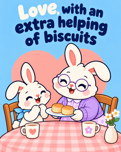 Love, with an extra helping of biscuits