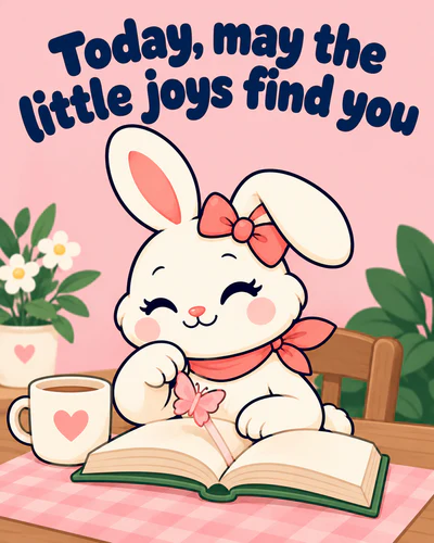 Today, may the little joys find you