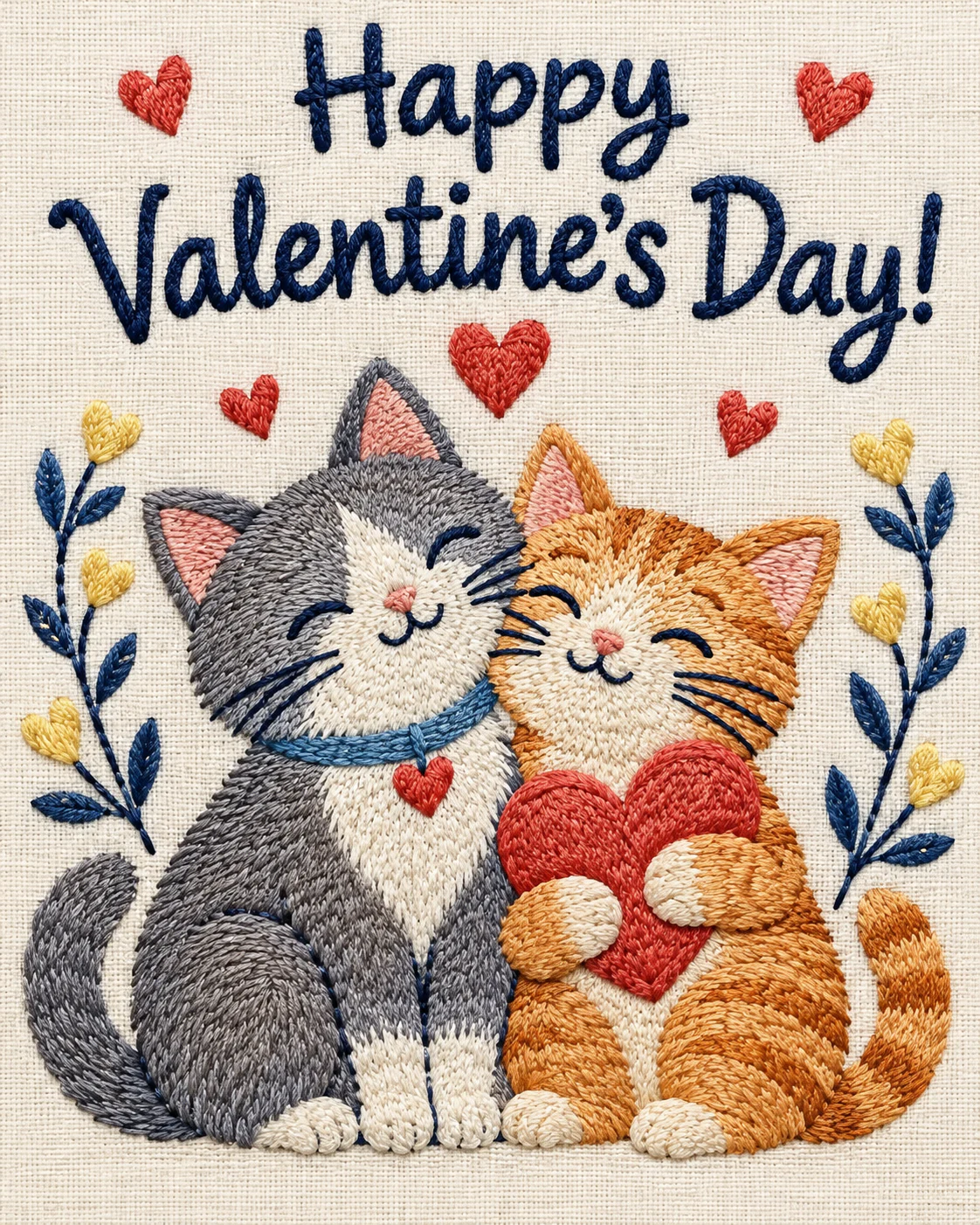 Cute valentines day ecard