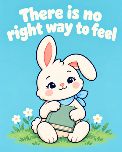 There is no right way to feel