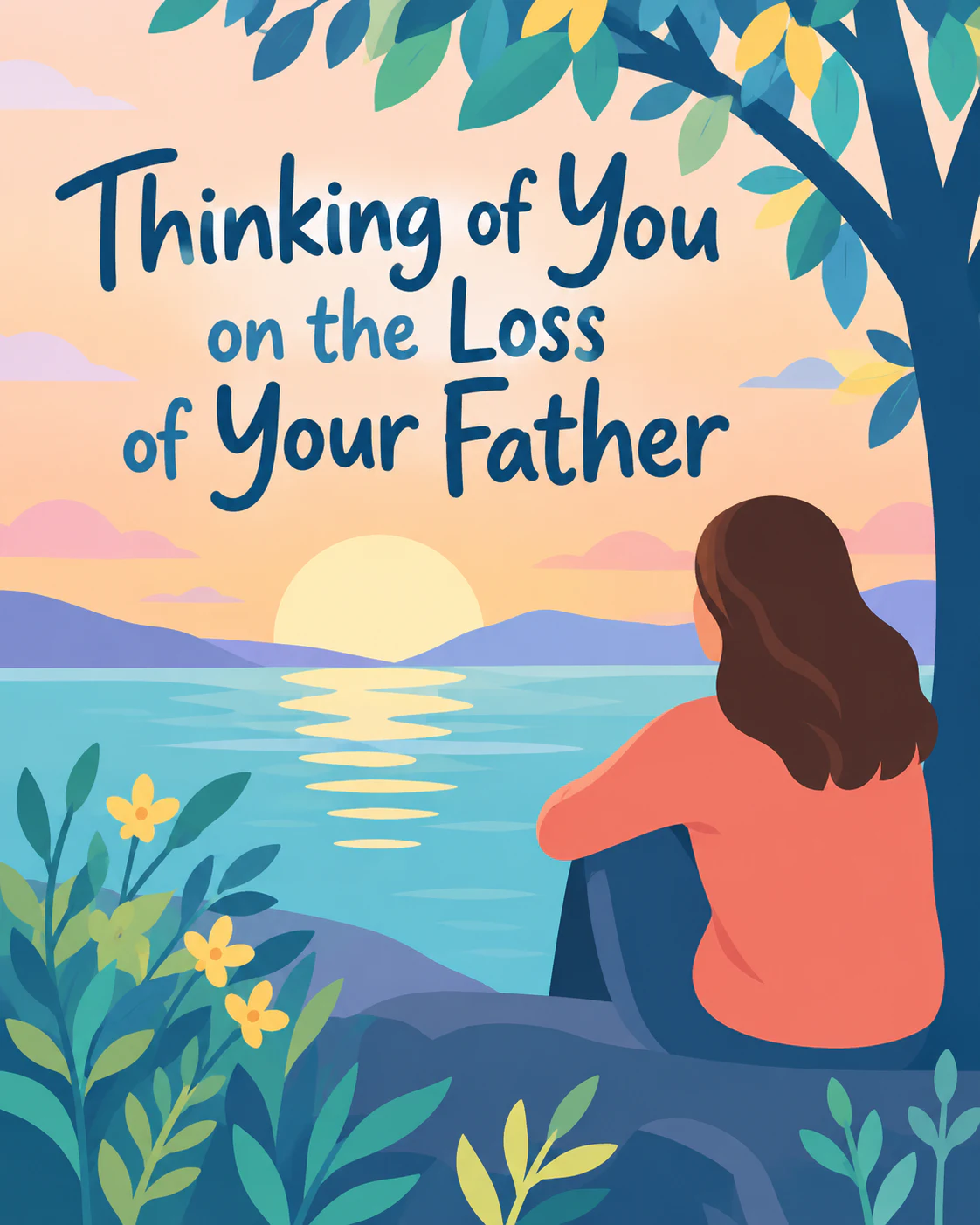 Loss of father ecard