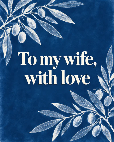 To my wife, with love