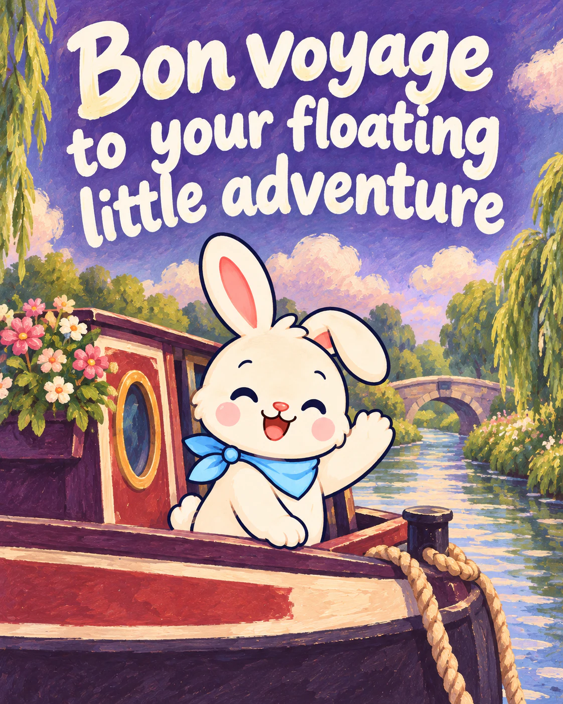 Bon voyage to your floating little adventure