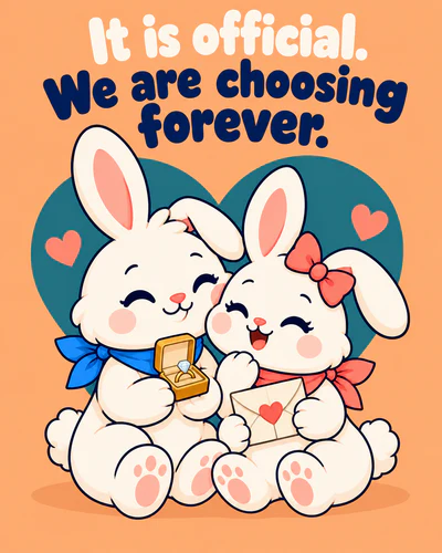 It is official. We are choosing forever.