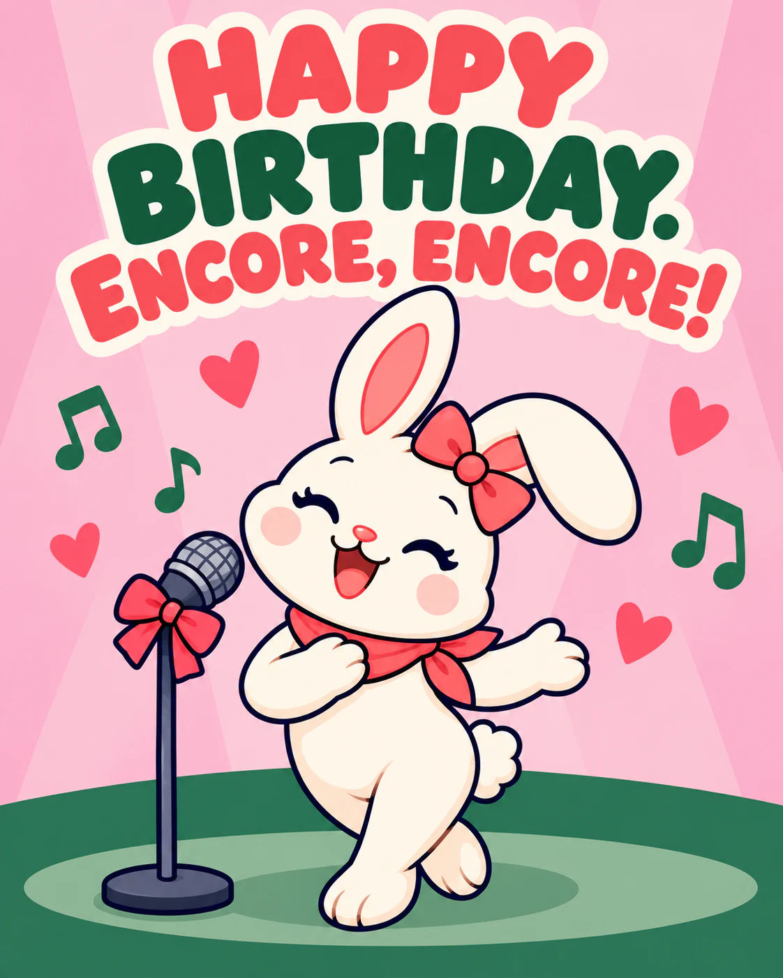 HAPPY BIRTHDAY. ENCORE, ENCORE!