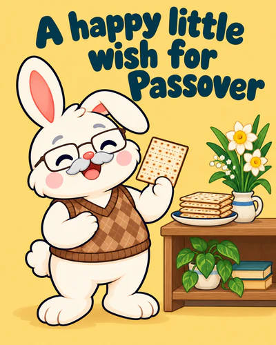 A happy little wish for Passover