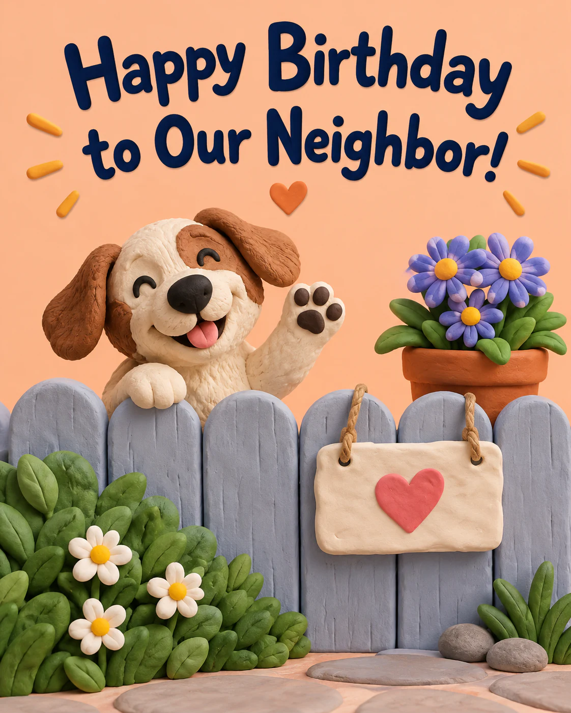Birthday ecard for neighbor