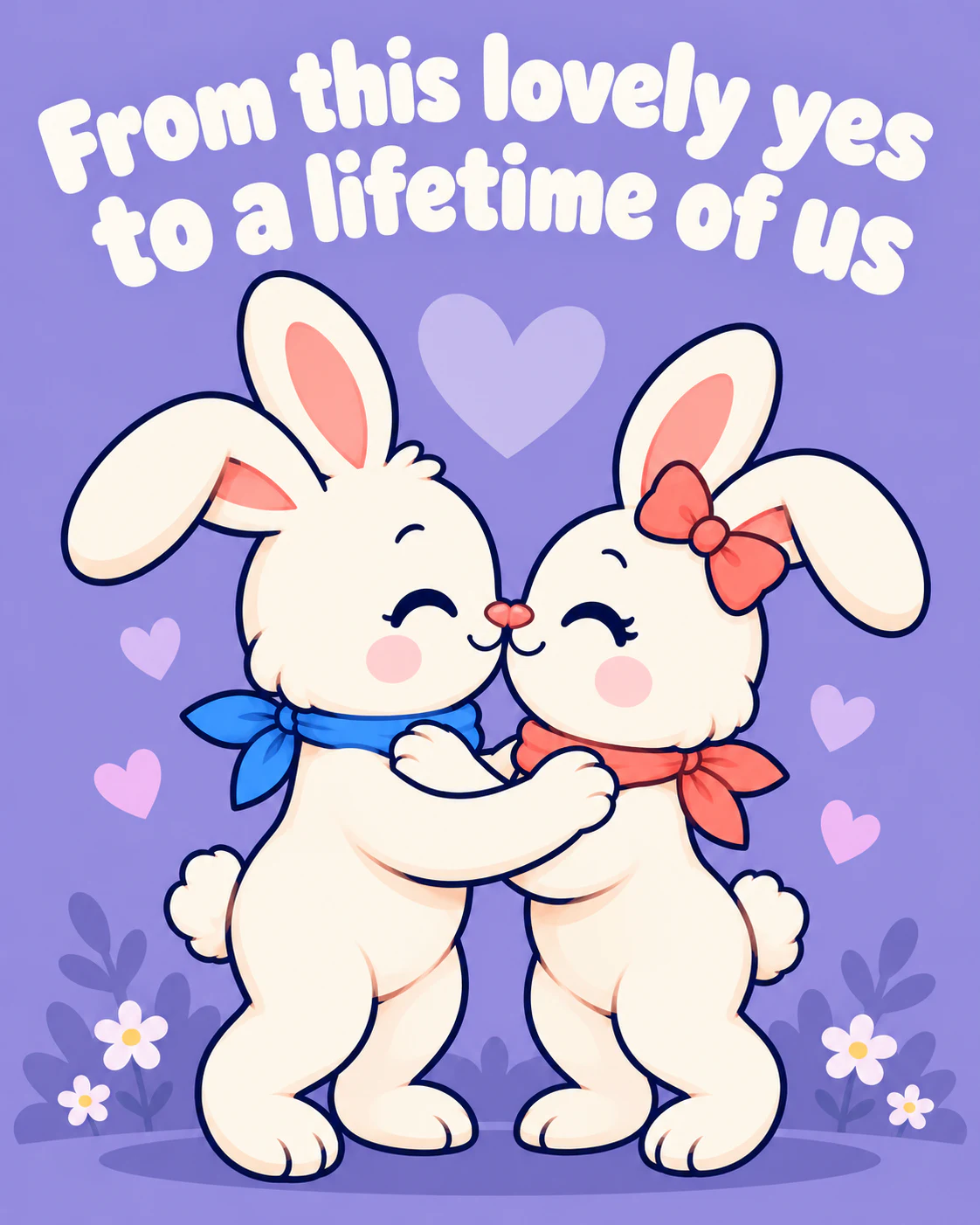 From this lovely yes to a lifetime of us