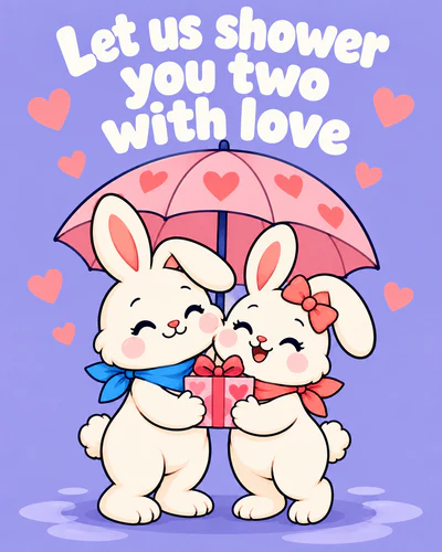 Let us shower you two with love