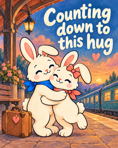 Counting down to this hug