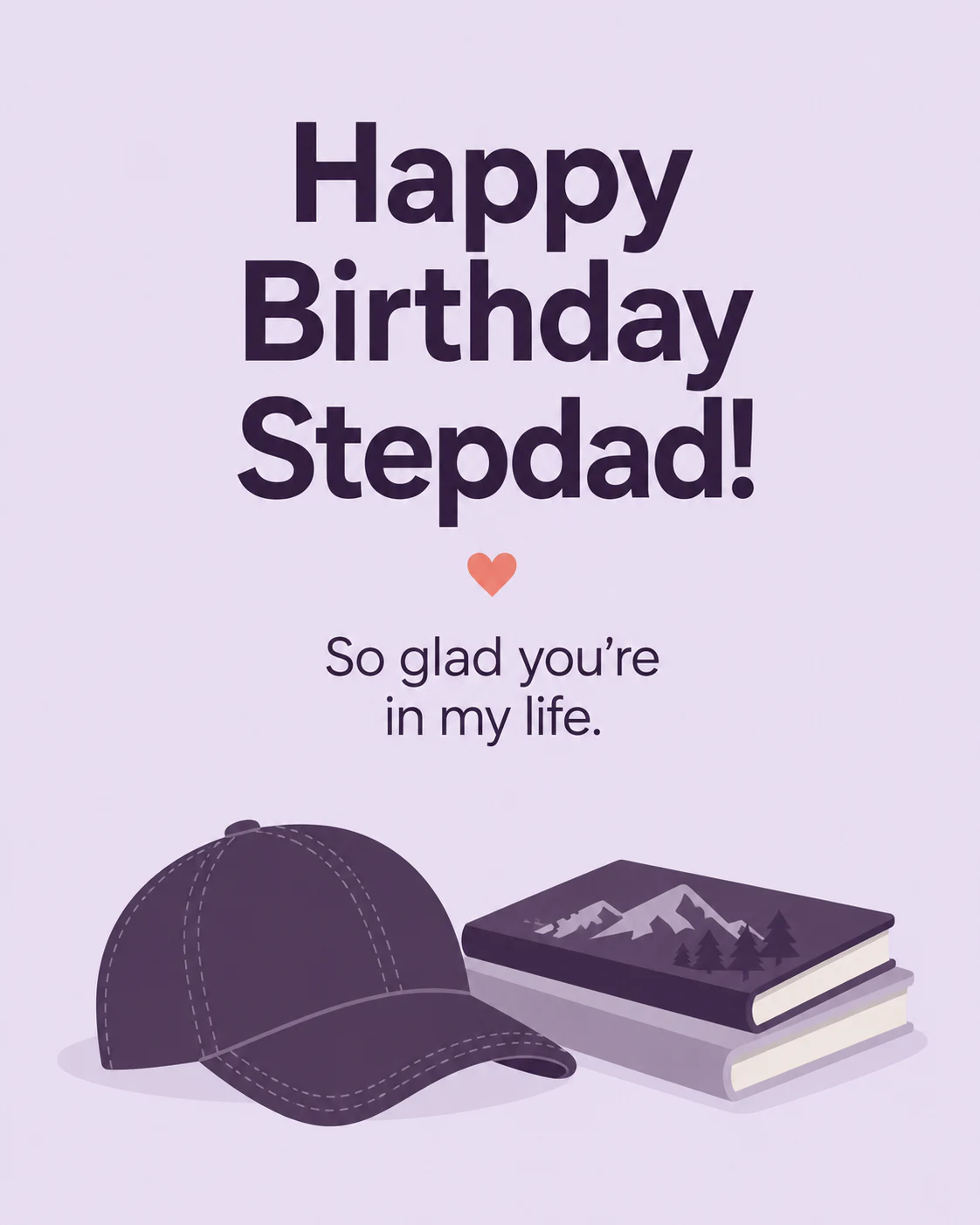 Birthday ecard for stepdad