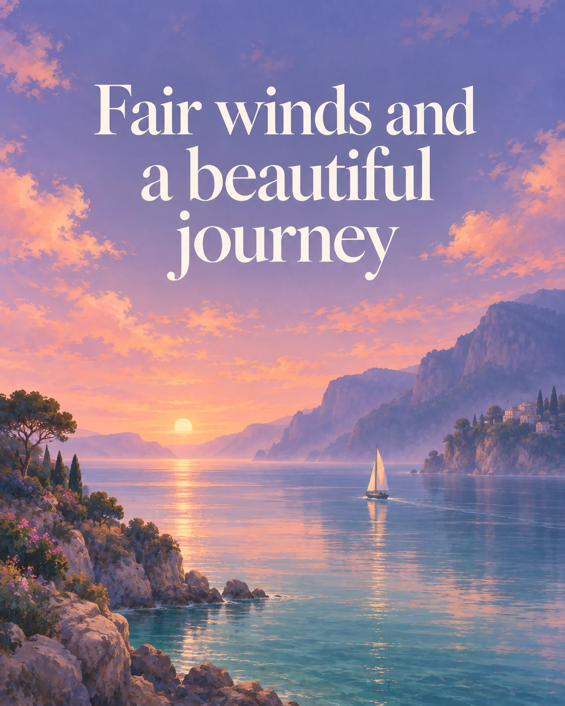 Fair winds and a beautiful journey