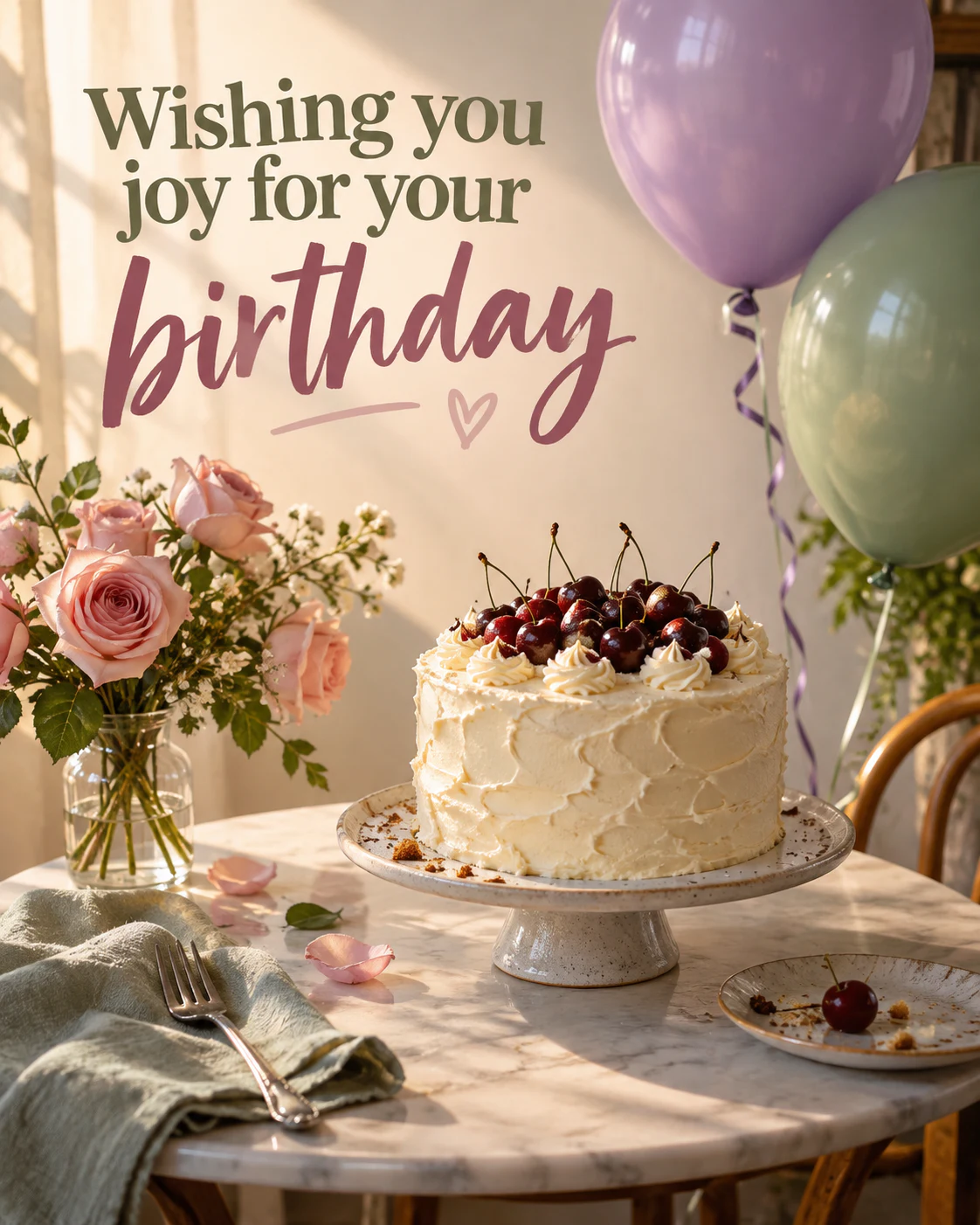 Wishing you joy for your birthday