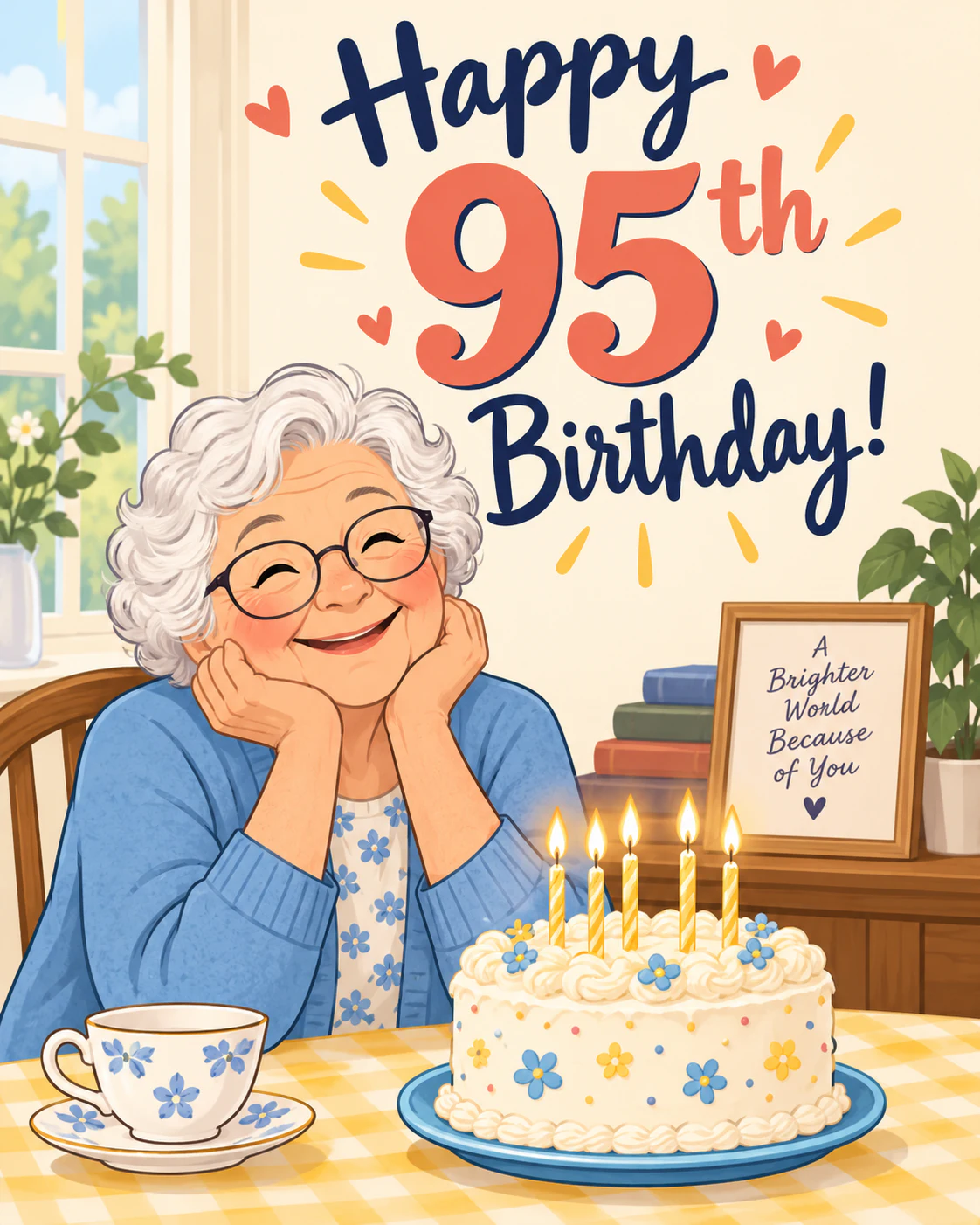 95th birthday ecard