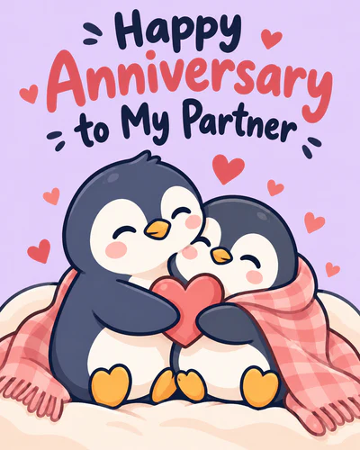Anniversary ecard for partner