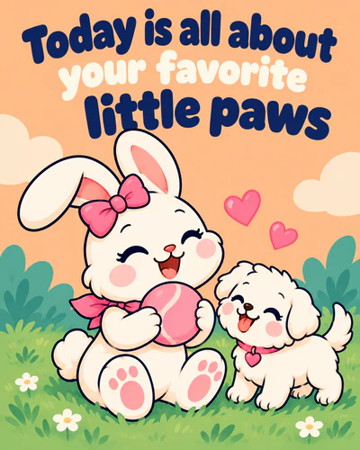 Today is all about your favorite little paws