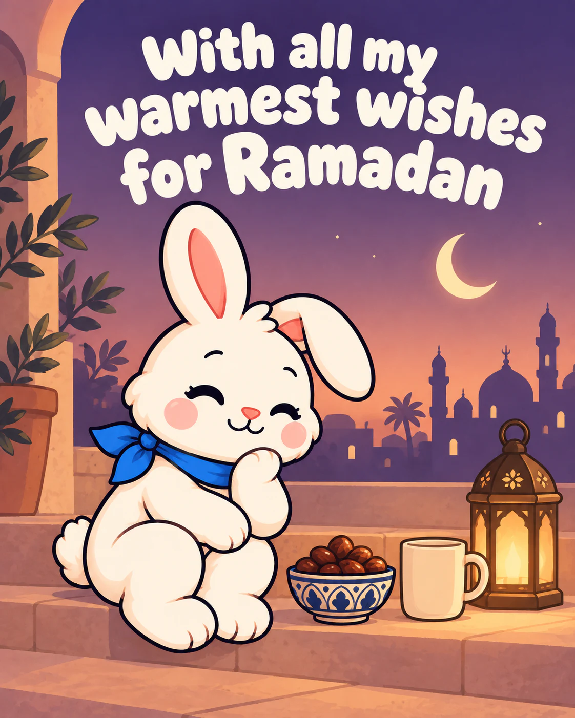 With all my warmest wishes for Ramadan