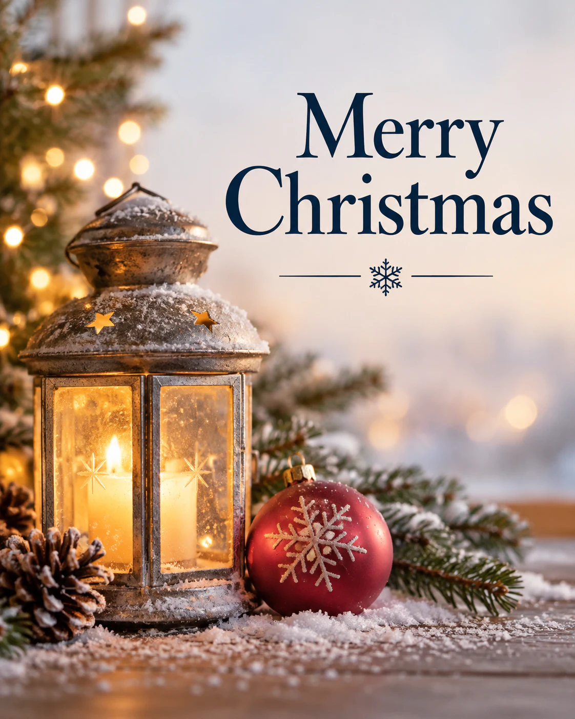 Winter Christmas ecard