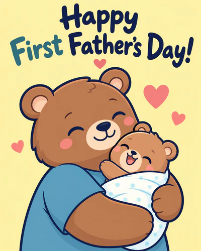 First fathers day ecard