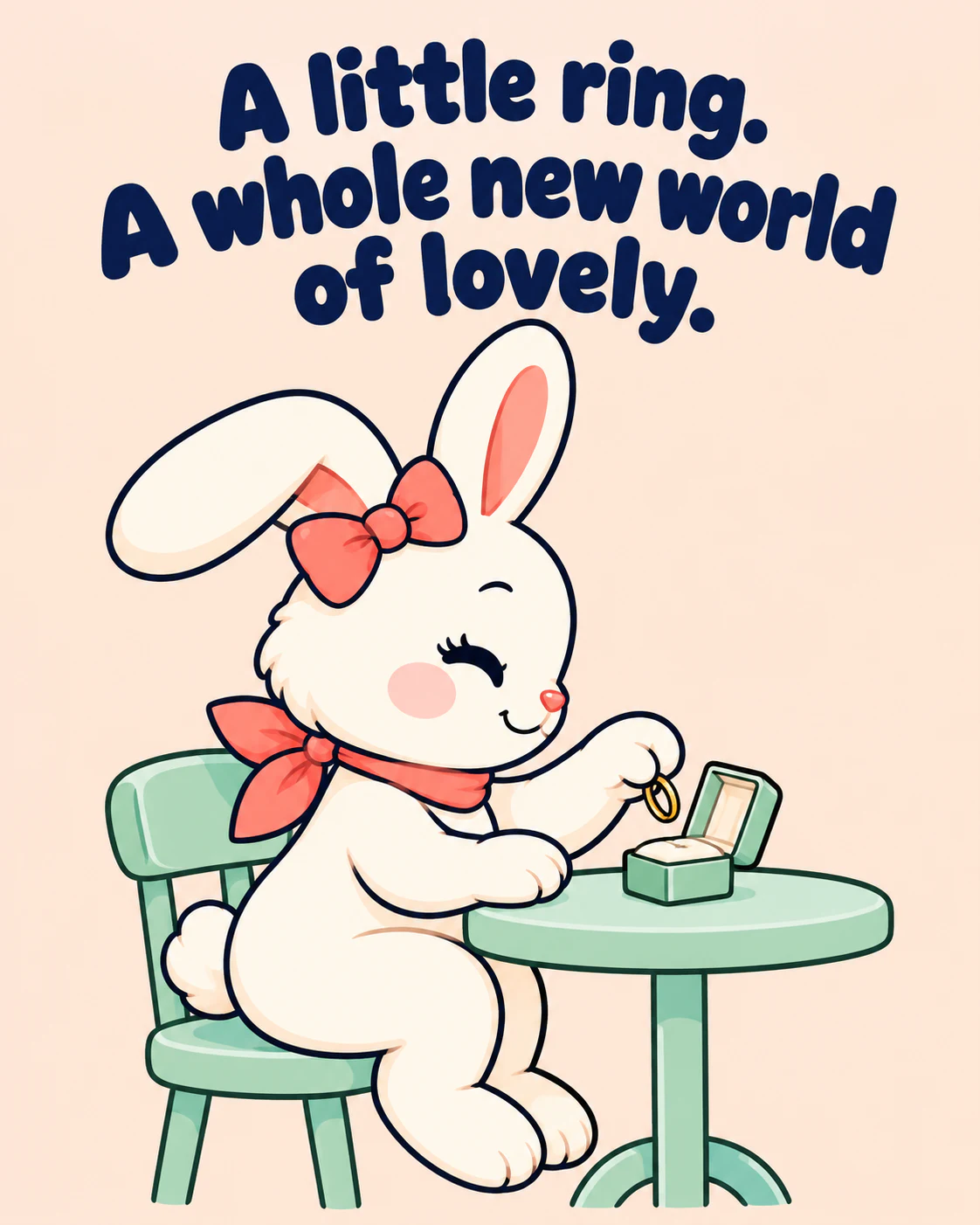 A little ring. A whole new world of lovely.