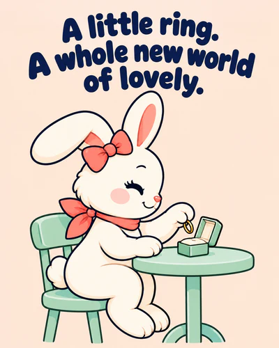 A little ring. A whole new world of lovely.