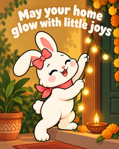 May your home glow with little joys