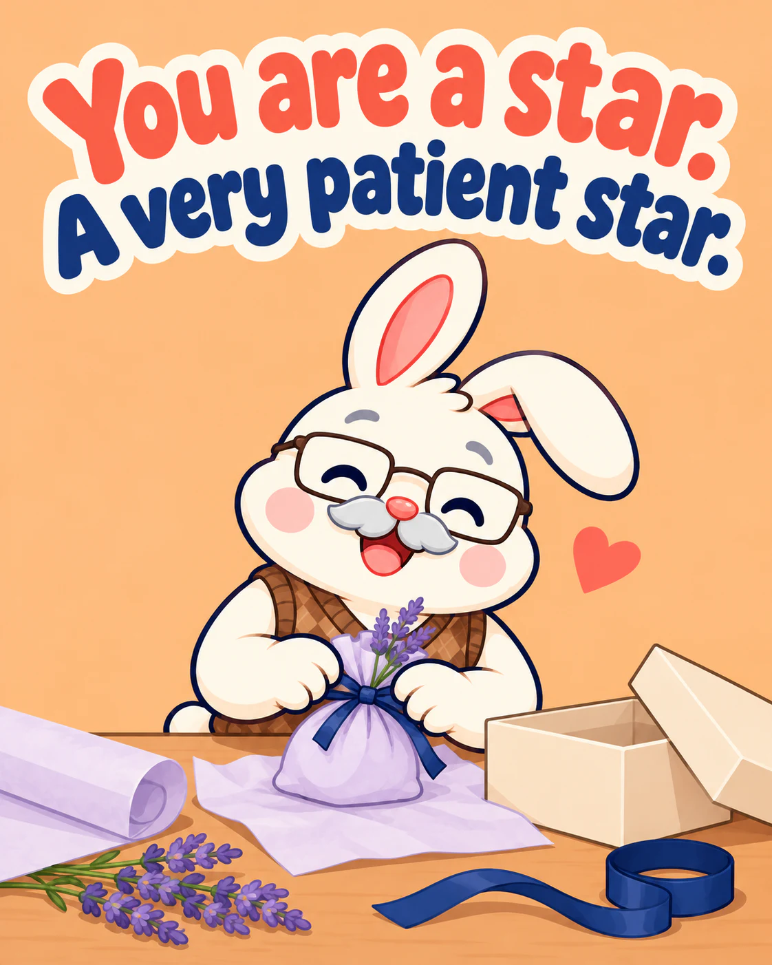 You are a star. A very patient star.