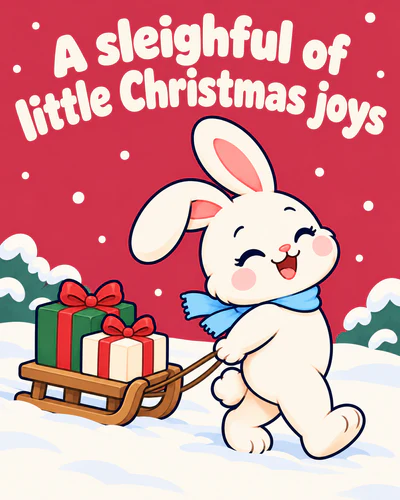 A sleighful of little Christmas joys