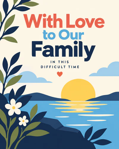 Sympathy ecard for family