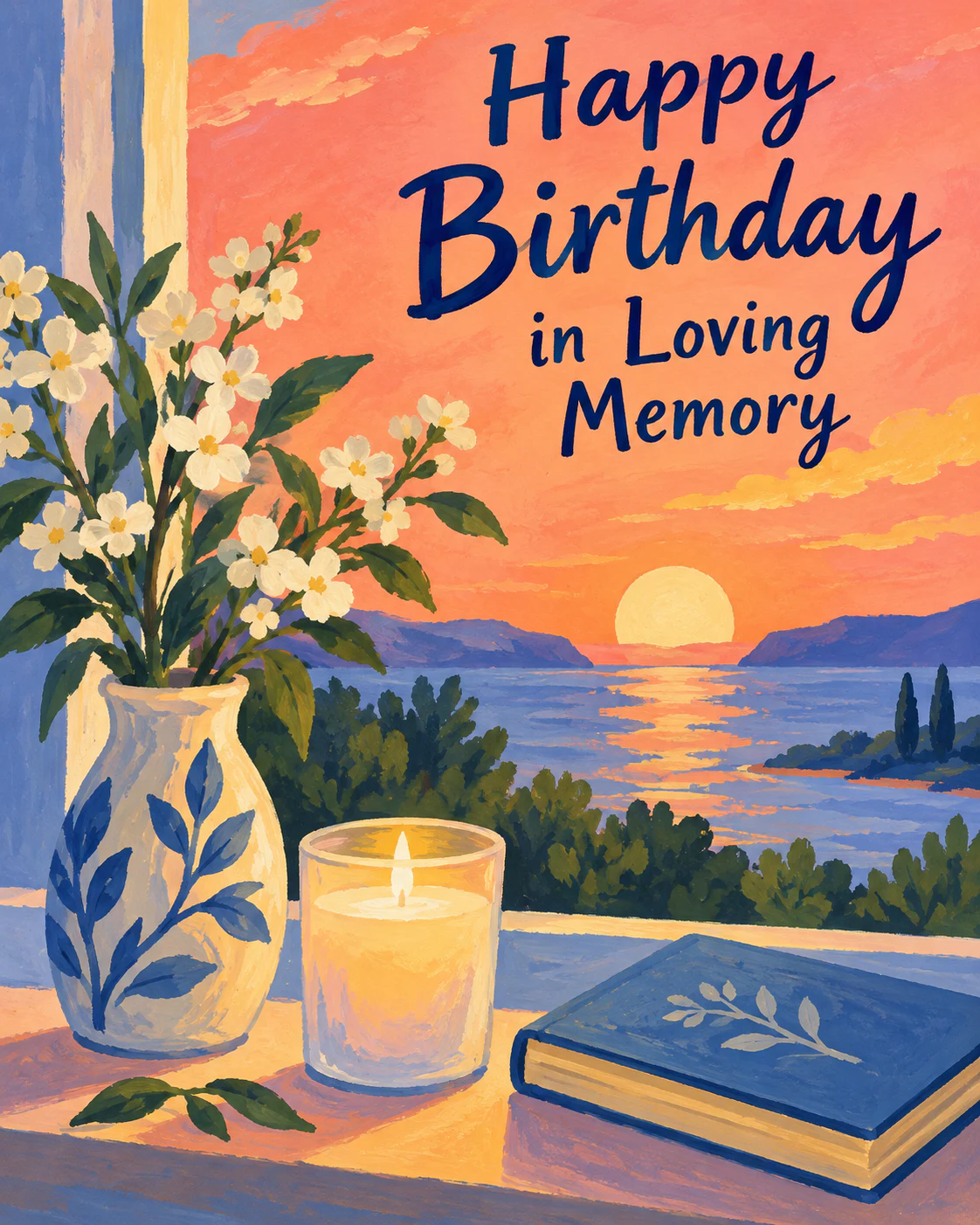 Birthday remembrance ecard