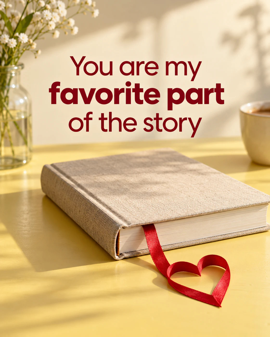 You are my favorite part of the story