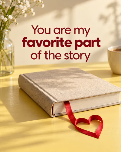 You are my favorite part of the story