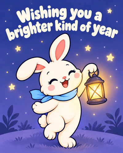 Wishing you a brighter kind of year