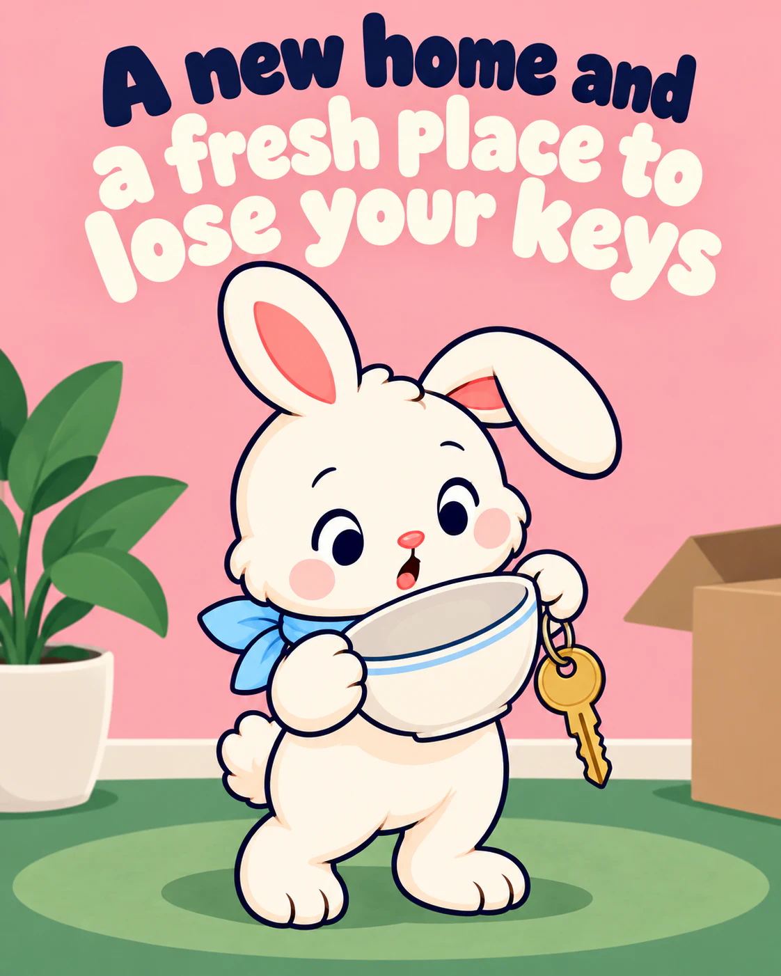 A new home and a fresh place to lose your keys