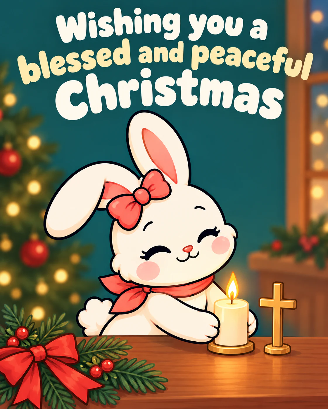 Wishing you a blessed and peaceful Christmas