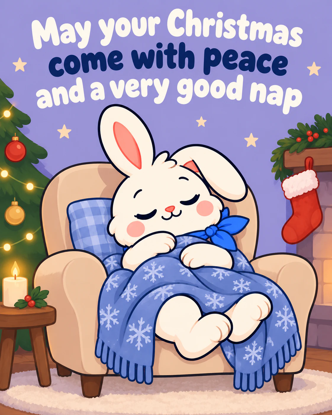 May your Christmas come with peace and a very good nap