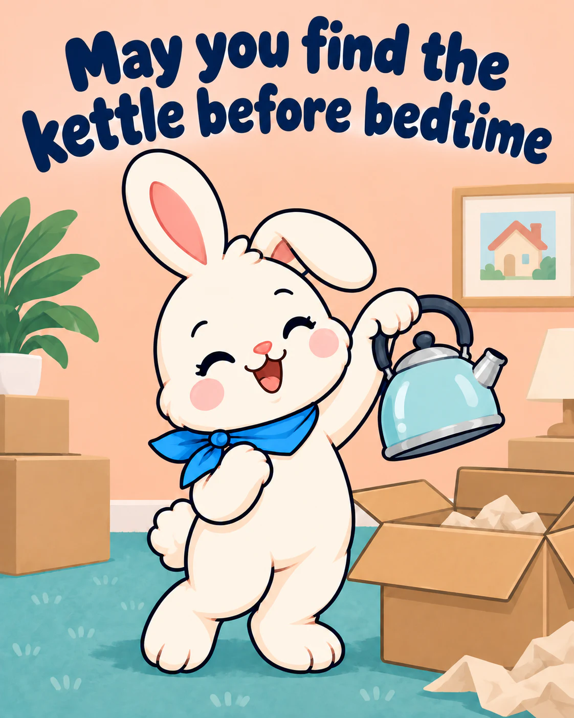 May you find the kettle before bedtime