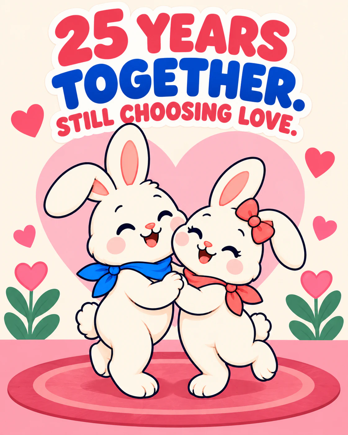 25 YEARS TOGETHER. STILL CHOOSING LOVE.