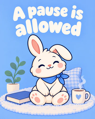 A pause is allowed
