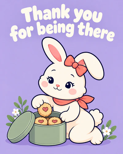 Thank you for being there