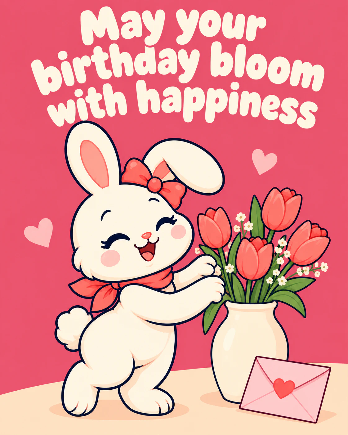 May your birthday bloom with happiness