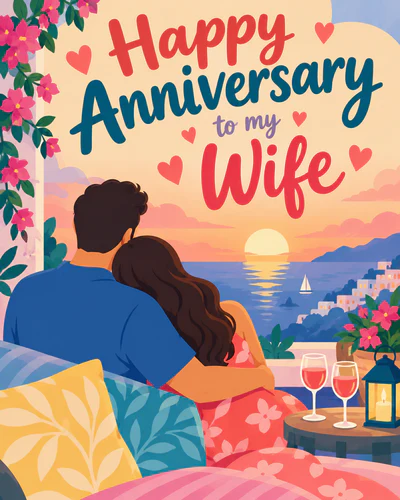 Anniversary ecard for wife