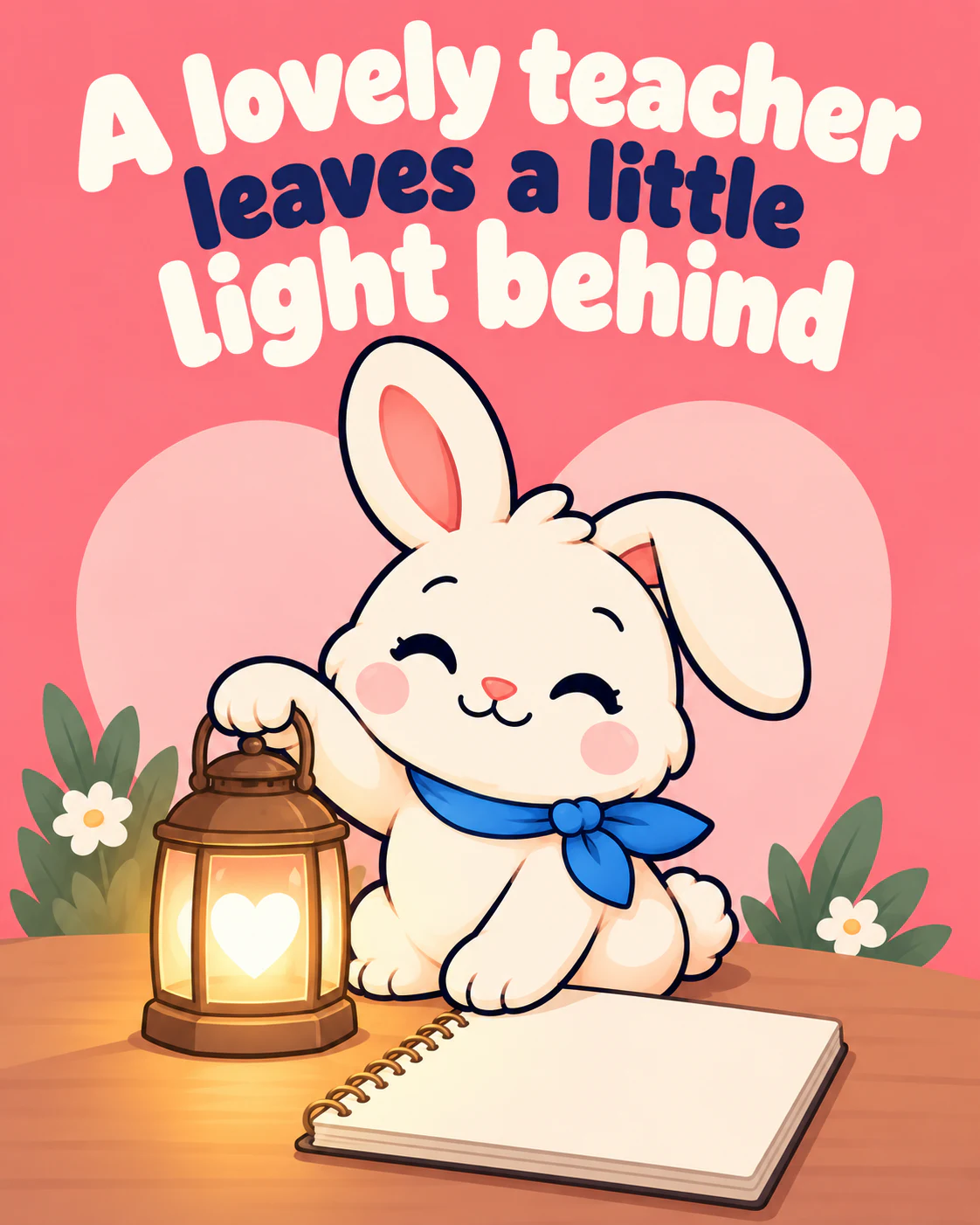 A lovely teacher leaves a little light behind